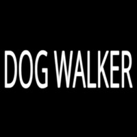 Dog Walker Neon Skilt