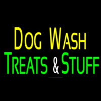 Dog Wash Treat And Stuff 2 Neon Skilt