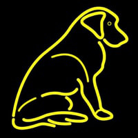 Dog With Logo Neon Skilt