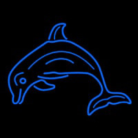Dolphin Fish Neon Skilt