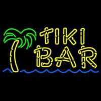 Dolphin Tiki Bar Neon Skilt