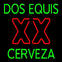 Dos Equis X  Cerveza 24 24 Beer Sign Neon Skilt