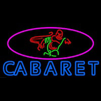 Double Stroke Cabaret Logo Neon Skilt