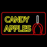 Double Stroke Candy Apples Neon Skilt