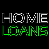 Double Stroke Home Loans Neon Skilt
