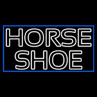 Double Stroke Horse Shoe Neon Skilt