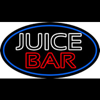 Double Stroke Juice Bar With Grapes Neon Skilt