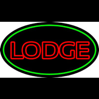 Double Stroke Lodge Neon Skilt