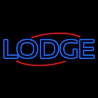 Double Stroke Lodge Neon Skilt