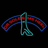 Dr Sole And Ms Heel Neon Skilt