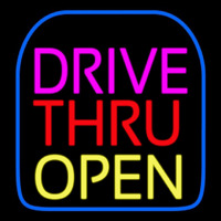 Drive Thru Open Neon Skilt