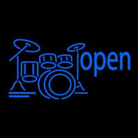 Drum Open 1 Neon Skilt