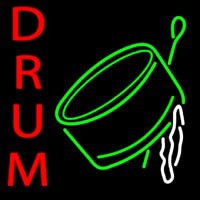 Drum Symbol 2 Neon Skilt