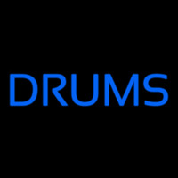 Drums Block Neon Skilt