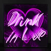 Drunk In Love 3D Infinity LED Neon Sign