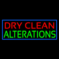 Dry Clean Alterations Neon Skilt