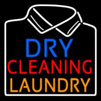 Dry Cleaning Laundry Neon Skilt