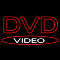 Dvd Video Neon Skilt