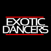 E otic Dancers Neon Skilt