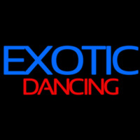 E otic Dancing Strip Club Neon Skilt