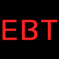 Ebt Neon Skilt