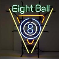 Eight Ball Butik Åben Neon Skilt