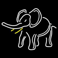 Elephant Logo Neon Skilt