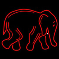 Elephant Neon Skilt