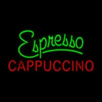 Espresso Cappuccino Neon Skilt