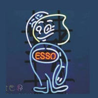 Esso Oil Neon Skilt