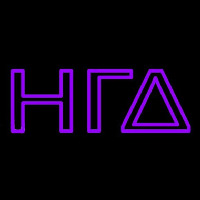 Eta Gamma Delta Neon Skilt