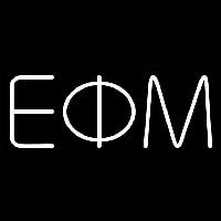 Eta Phi Mu Neon Skilt