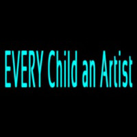 Every Child An Artist Neon Skilt