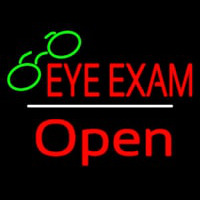 Eye E ams Open White Line Neon Skilt
