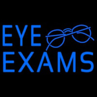 Eye E ams With Glass Logo Neon Skilt