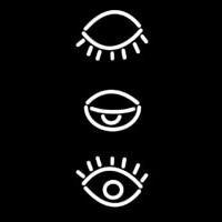 Eye Eye Eye Neon Skilt