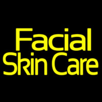 Facial Skin Care Neon Skilt