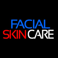 Facial Skin Care Neon Skilt