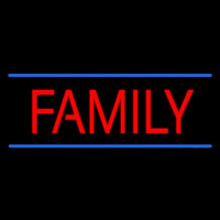 Family Neon Skilt