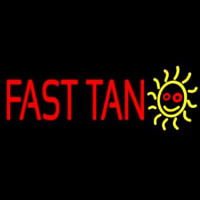 Fast Tan Neon Skilt