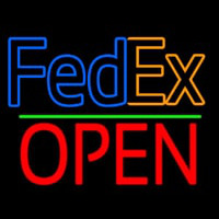 Fede  Logo With Open 1 Neon Skilt
