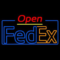 Fede  Logo With Open 4 Neon Skilt