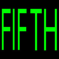 Fifth Neon Skilt