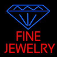 Fine Jewelry Block Neon Skilt
