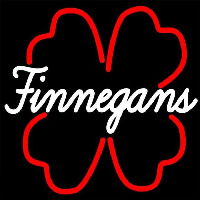 Finnegans And Clover Beer Sign Neon Skilt