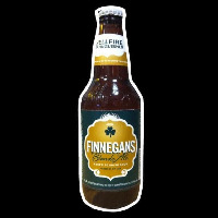 Finnegans Bottle Beer Sign Neon Skilt