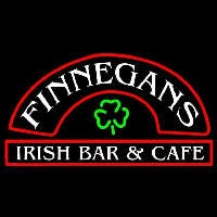 Finnegans Round Te t Beer Sign Neon Skilt