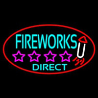 Fire Work Direct 2 Neon Skilt