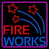Fire Work Multi Color 1 Neon Skilt