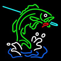 Fish Logo Neon Skilt